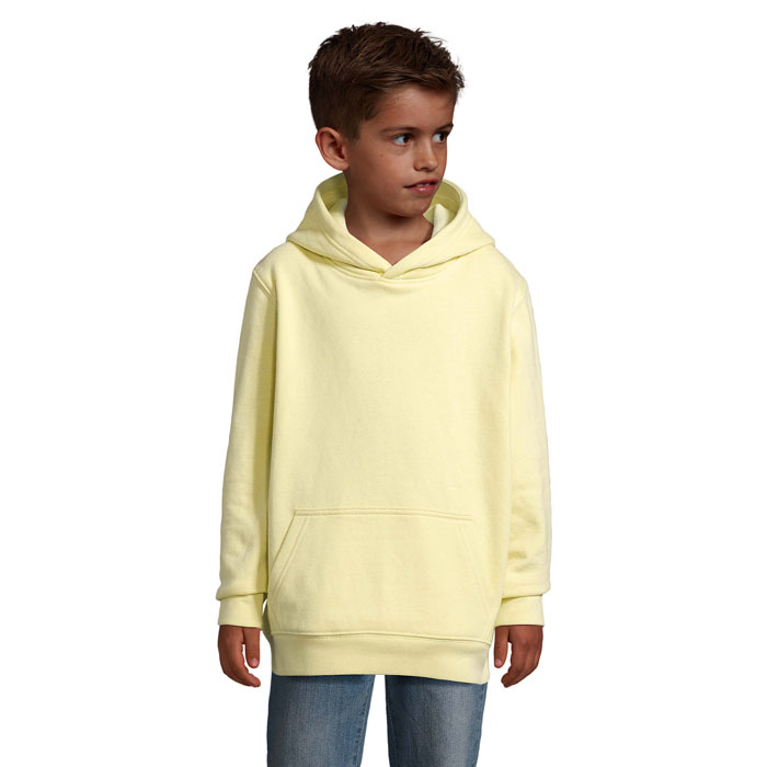 Sweat capuche promotionnel pour enfant CONDOR KIDS Jaune clair